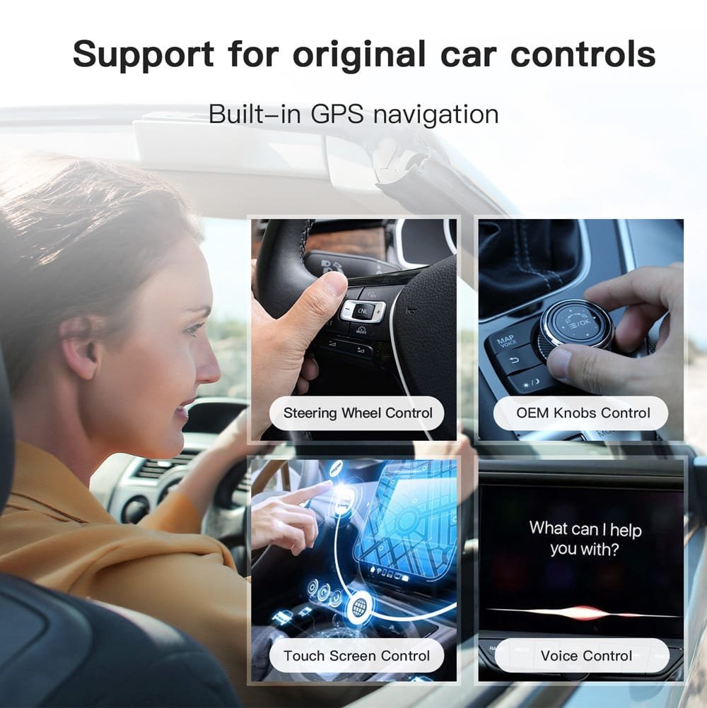 Wireless CarPlay Android Auto adapter for cars