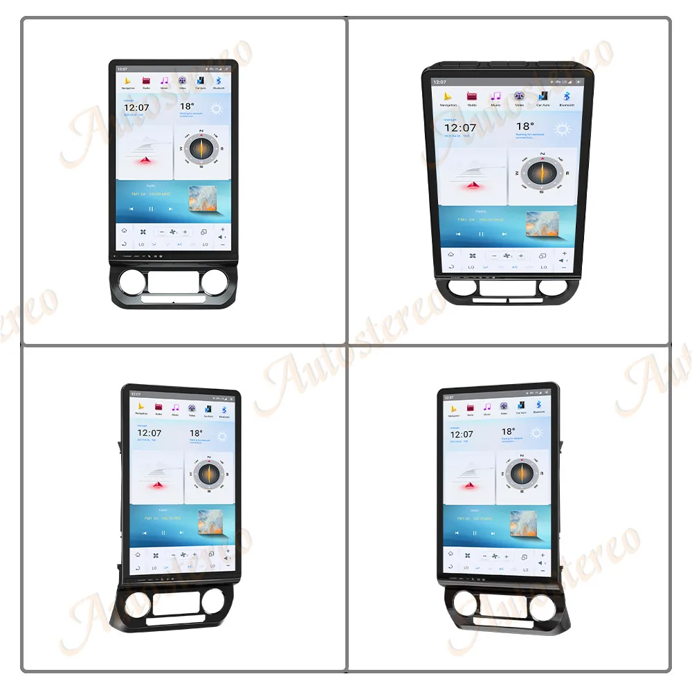 Car Radio 16.8 Inch Carplay Android 13 Car GPS Navigation for Ford F150 2015-2021 Multimedia Player Head Unit Media Auto Stereo