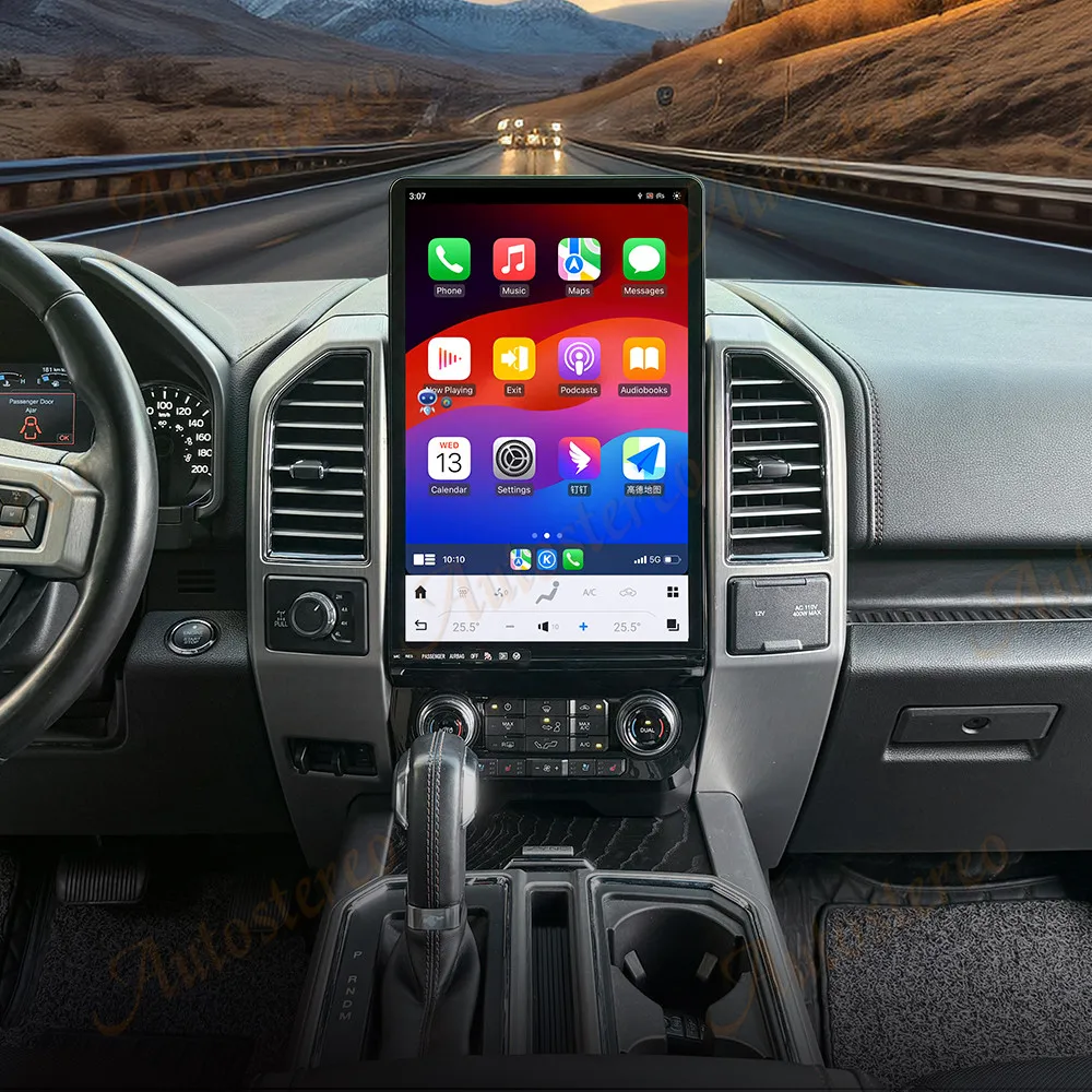 Car Radio 16.8 Inch Carplay Android 13 Car GPS Navigation for Ford F150 2015-2021 Multimedia Player Head Unit Media Auto Stereo