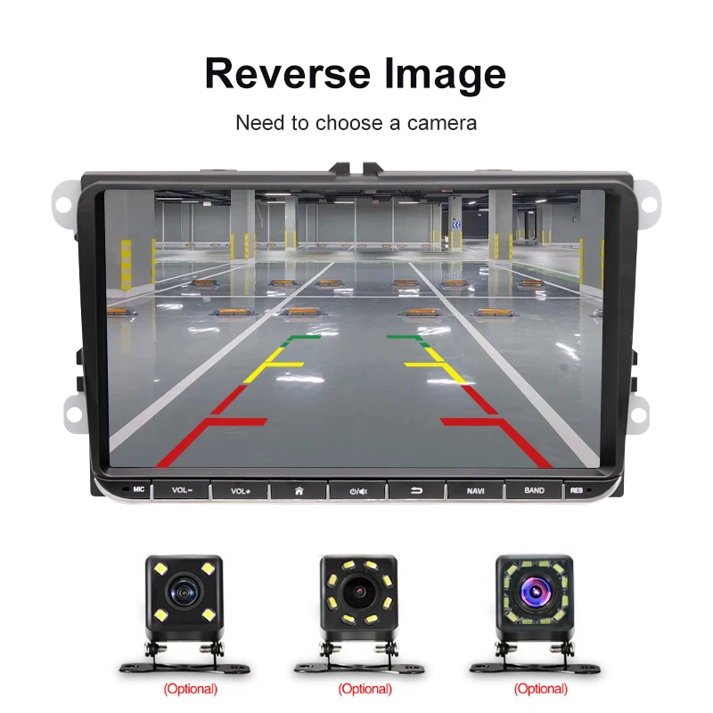 2 Din Android Auto Car Radio Stereo Video GPS 4G SIM Wifi FM AM RDS Dashboard for Android Auto Mirror Link