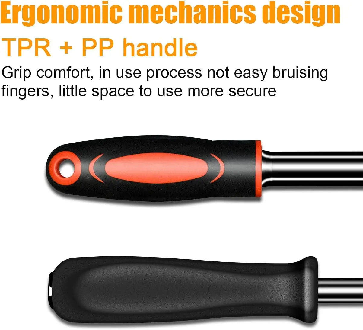 46-Pieces 1/4 Inch Drive Socket Ratchet Wrench Set Metric Bit Socket Extension Bar Hand Tools Case Pack Auto Repair Garden Use