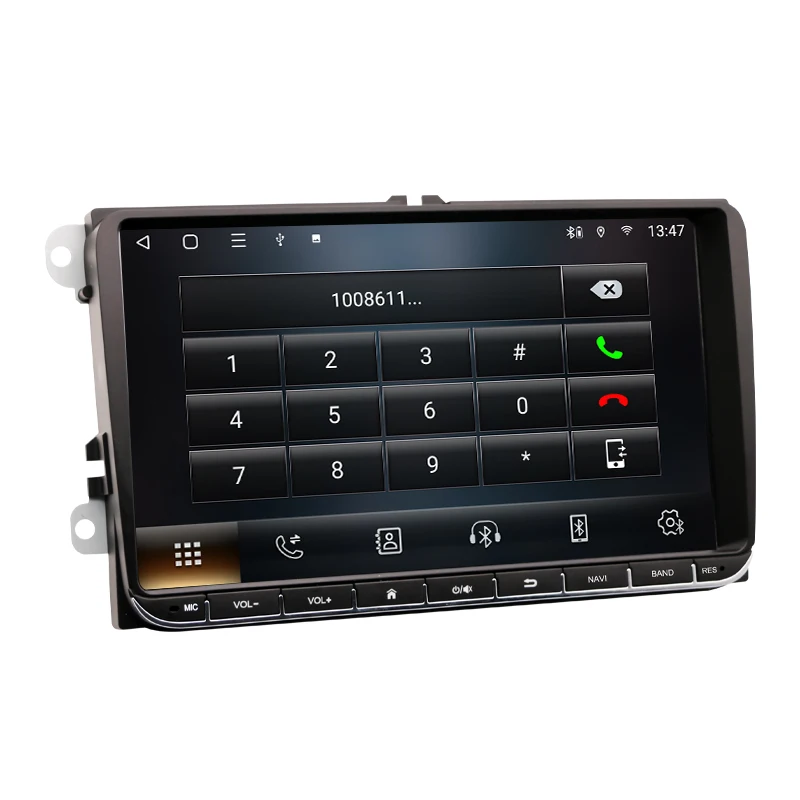 2 Din Android Auto Car Radio Stereo Video GPS 4G SIM Wifi FM AM RDS Dashboard for Android Auto Mirror Link